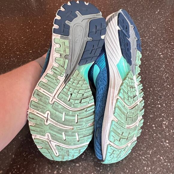 Brooks Adrenaline GTS 18 1202681D495 Blue Teal Running Shoes Size 8.5 - Picture 8 of 8